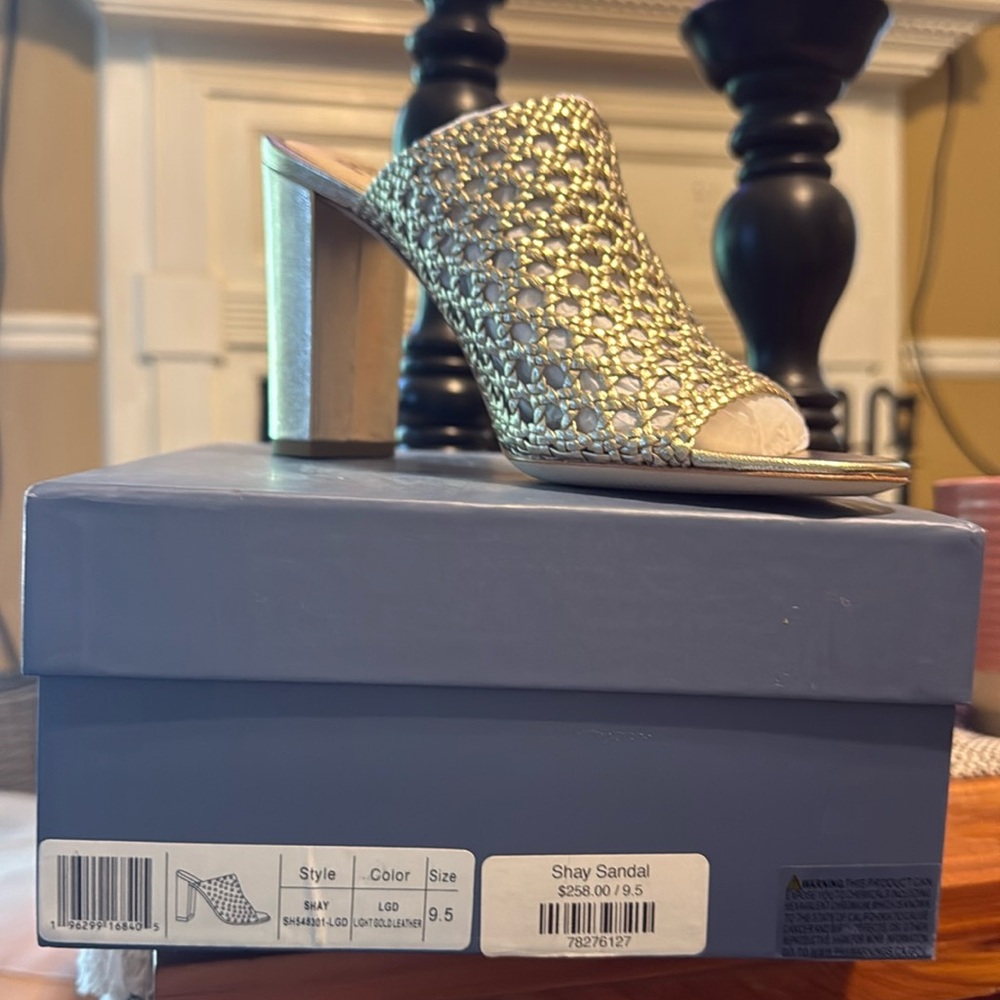 Paige Shea, sandal size 9 1/2 in gold